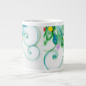 Elégance Froide Papier Quillé SnowflSpécialité Mug (Devant)