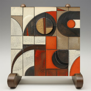 Élégance Géométrique - Carreau de Céramique Mosaïq