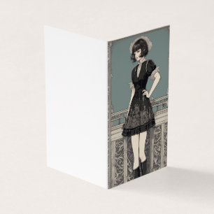 Élégance gothique Blanc-Petit Robe Noir LBD