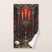 Élégance gothique foncée. Arche étonnante (Serviette à main)