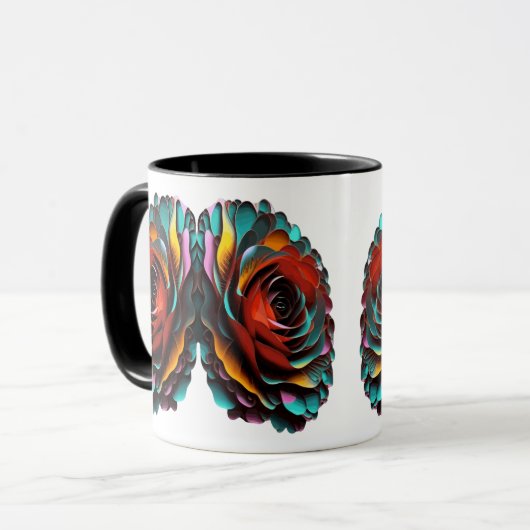 Élégance impressionniste : Mug café Nano-Canvas (Devant gauche)