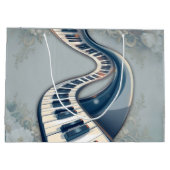 Elegance in piano keys and blossoms. groot cadeauzakje (Achterkant)