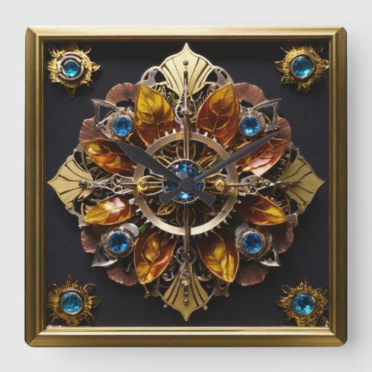 Élégance intemporelle ⏰ ✨ - Horloge murale personn (Recto)