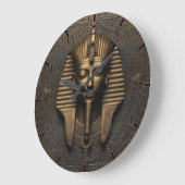 Élégance intemporelle : Horloge Pharaon antique (Angle)