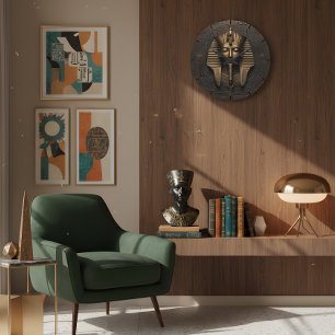 Élégance intemporelle : Horloge Pharaon antique