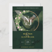 Élégance intemporelle : La Faire-part de mariage f (Devant)