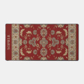 Élégance intemporelle Rouge Beige Classic Nom du t (Recto)