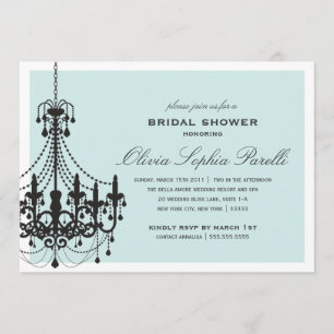 ÉLÉGANCE INVITATION À LA DOUCHE BRIDALE