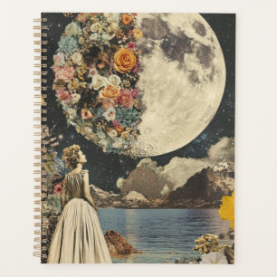 Élégance Lune - Femme avec Lune (2)