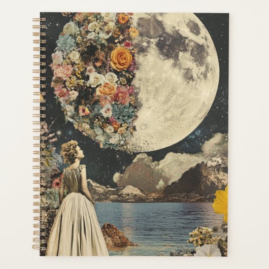 Élégance Lune - Femme avec Lune (2) (Devant)