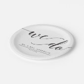 Élégance minimale Nous faisons assiette en papier (Angle)