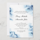 Elégance moderne Faire-part de mariage d'aquarelle (Devant)