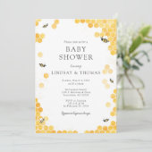 Elegance Mommy to Bee Baby shower Invitation (Debout devant)