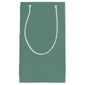 Elégance Muted - Petit Océan Turquoise Nom Sac cad (Devant)