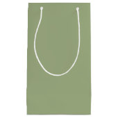 Elégance Muted - Petite Sage Nom Sac Cadeau (Devant)
