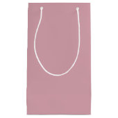 Elégance Muted - Sac cadeau de nom de Rose Misty (Devant)