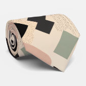 Élégance nette : Diamant noir Cravate Motif (Roulé)