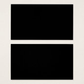 Élégance noire de luxe | Cartes de profil premium (Devant & derrière)