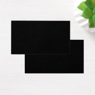 Élégance noire de luxe Cartes de profil premium
