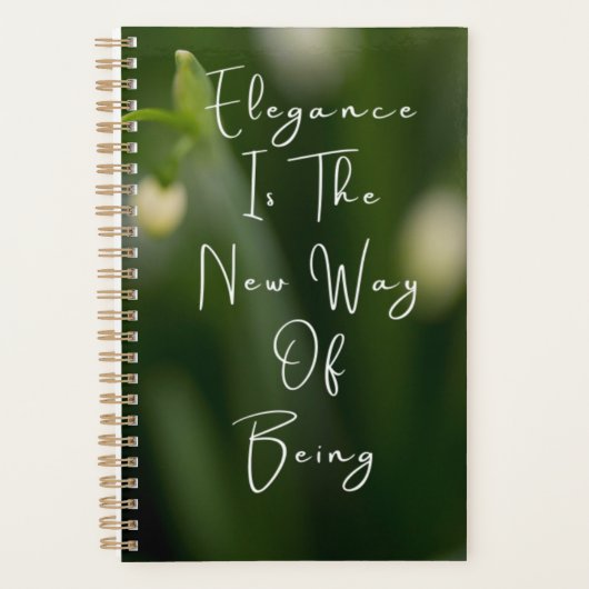 Élégance nouvelle façon d'être un planificateur ve (Devant)