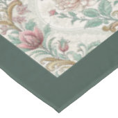 Elegance Ontvouwt: Bloemen Damask Tafelkleed (Gekanteld)