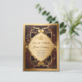 Élégance opulente : Invitation d'anniversaire excl (Debout devant)