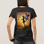 Élégance papillon - T-shirt graphique artistique (Dos)