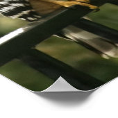 "Elegance" Red schuurde Hawk Poster (Hoek)