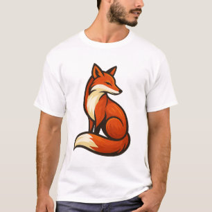 Élégance Renard Mystique – Design de T-Shirt Artis