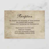 Elegance Ribbon- en Lace-opnamekaart Informatiekaartje (Voorkant)