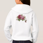 Élégance Rose Rose Hoodie (Dos)