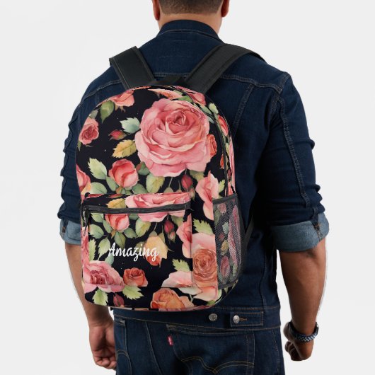 Élégance rose : Sac à dos Floral Extraordinaire (Insitu (Modèle))
