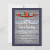 Élégance rustique, Invitation Événement (Devant)