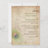 Élégance rustique | Invitations de mariage (Devant)