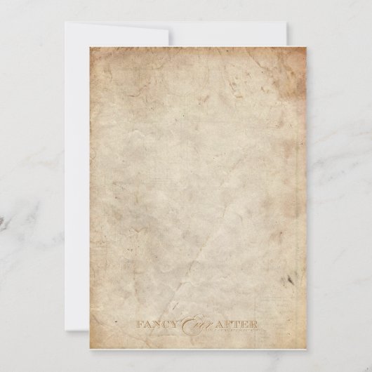 Élégance rustique | Invitations de mariage (Dos)