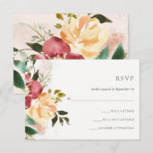 Élégance rustique | Réponse du Mariage floral (Devant / Derrière)