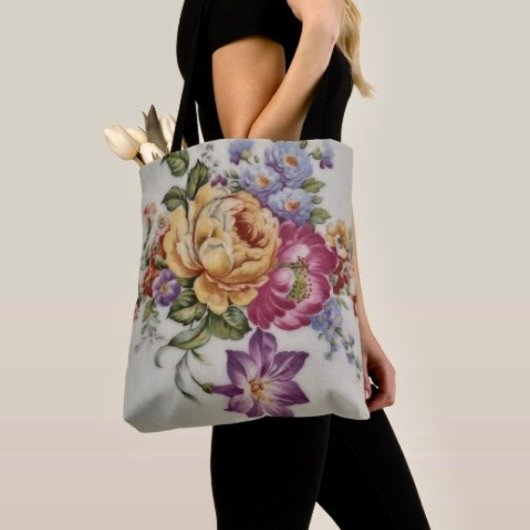 Élégance : Sac fourre-tout d'inspiration porcelain