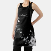 Elégance sans effort noir & blanc Moyen tablier (Insitu)