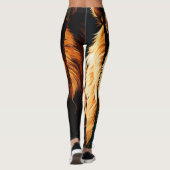 Élégance sauvage : Leggings imprimés lioness (Dos)