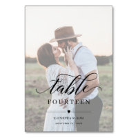 Elegance Script Faux Vellum Effect Photo Weddensch