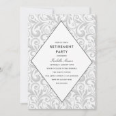 Élégance simple| Invitation du parti de retraite (Devant)