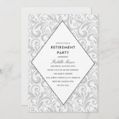 Élégance simple| Invitation du parti de retraite (Devant / Derrière)