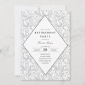 Élégance simple| Invitation du parti de retraite (Devant)