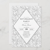 Élégance simple| Invitation du parti de retraite (Devant / Derrière)