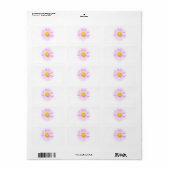 Elegance single flower etiket (Full Sheet)