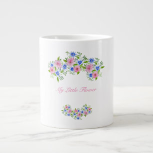 Elegance spring floral Patroon Extra Grote Beker