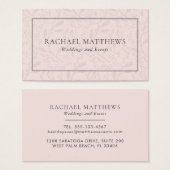 Élégance subtile Rose Feminine Florale (Devant & derrière)