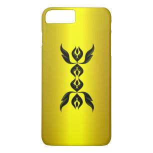 Elegance Supreme in zwart op goud iPhone 8 Plus / 7 Plus Hoesje