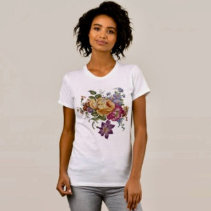 Élégance : T-Shirt Inspiré de la Porcelaine
