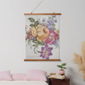 Élégance : Tapisserie recouverte de bois d'inspira (Chambre à coucher)